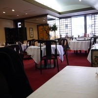 新橋亭 - 店内。