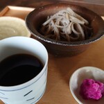 ふくべ三 - 平打ち麺&蕎麦つゆ&大根おろし♪