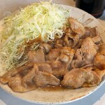 とんかつ三太 - とんかつ三太(豚しょうが焼定食(肉の大盛))