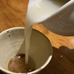 しおて - 蕎麦湯