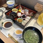 もてなし処 鈴ひろ - お刺身定食（1900円）