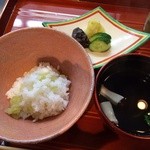 日本料理 梅堂 - やっぱり土鍋ご飯は美味しいですねo(*'▽'*)/☆ﾟ’ふきご飯まいう〜♥︎