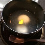 日本料理 梅堂 - 黄色いのは柚子の擦りおろし。混ぜるといい香り〜♥︎