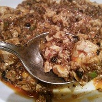 四川料理 龍の子 - 麻婆豆腐リフトアップ。