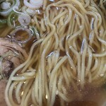 支那そば やまいち - 細麺アップ