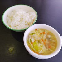 美林華飯店 - 御飯、スープ