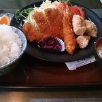 しゅん - ミックスフライ定食のライス大盛