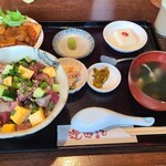 漫遊記 - 限定ランチ/海鮮あられ丼コロッケデミグラスソース