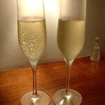 ビストロ　アギャット - シャンパンで乾杯