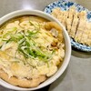 Usamitei Matsubaya - 「きつねとじうどん(700円)+豚肉の天ぷら(170円)」です