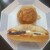 SWELL BAKERY - 料理写真:カルピスバターのメロンパン（上）、あんバターハード（下）