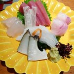 すし処 錦 - お造り盛り合わせ（10/21）