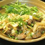 満月茶家 - 砂肝のねぎ炒め