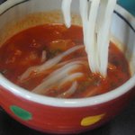 満月茶家 - 激辛冷やし味噌うどん２