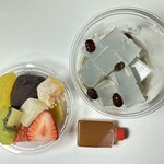 奈良輪 豊月堂 - 生ふるーつあんみつ 大　６３０円　(2024/06)