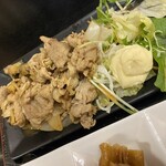 二升五合 - 豚しょうが焼UP 添え野菜とサラダあり野菜たっぷり‼︎