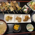 二升五合 - 串焼定食　¥880 ※おすすめデス