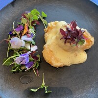 赤坂 桃の木 - 海老のマンゴーマヨネーズ