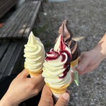 ピルカノ - ソフトクリーム乾杯