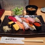 仙台下駄や - ランチ・にぎり10貫盛・1155円