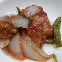 新橋亭 - 酢豚。
