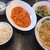 中華料理 龍人 - 料理写真:日替りランチのエビチリランチ、ミニ醤油ラーメン付き