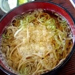 そば処 久楽 - お蕎麦は「たぬきそば」♬
