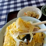 そば処 久楽 - 「玉ねぎ」「鶏肉」リフト⤴️