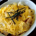 そば処 久楽 - 「親子丼」をアップでパチリ♯