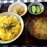 そば処 久楽 - 蓋を開けて御対面＼(^o^)／