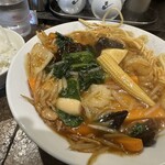 Ramen BAR yakisoba HIT - あんかけ焼きそば大盛（＋１００円）