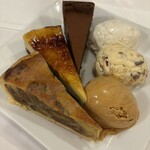 ル・マルカッサン - デザート盛合せ