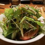 磯くら - 焼魚コース2860円のミニサラダ