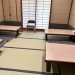食亭エイト - ☆LED照明に変えて　明るい座敷　いいね！なかなかの宴会が出来る　延べ16帖+ 板の間座卓8卓　これからは椅子席が有難い！