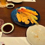 Kamameshi To Ippinryouri To Osake No Omise Enju - 旬の野菜&エビ各種フライ盛り
