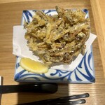 うどん 有田 - いわしかき揚げ180円
