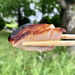 Kome Yoshi - 「銀たら照焼き」の銀たら照焼きの一切れのアップ…