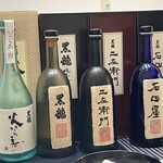 日本料理 TOBIUME - ⑨　黒龍　火いら寿　純米大吟醸　生酒 ⑩　黒龍　純米大吟醸 ⑪　黒龍　仁左衛門　純米大吟醸 ⑫　黒龍　石田屋　純米大吟醸