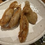 くし家串猿 - 鶏皮ギョーザ