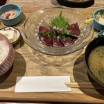 Kanazawa Robata Gyokaijin - 初カツオの塩たたき定食