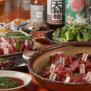 馬肉の魅力を一度に楽しめるコース