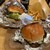 淡路島バーガー - 料理写真:ハンバーガーラージ、トッピングチェダーチーズとハンバーガーレギュラーとフレンチフライ