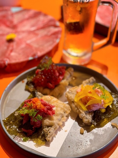 閉店】牛肉寿司 海鮮 串天ぷら酒場 レレレ 梅田店 - 東梅田