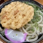 栄楽うどん - 天ぷらうどん400円