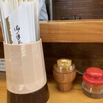 Eiraku Udon - 調味料