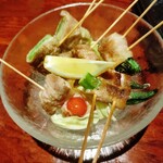 路地裏のサルヴァ通る - 野菜の肉巻き