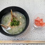 日本料理 TOBIUME - アラカブの味噌汁
