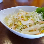 珈琲テン - ランチのサラダ(2014.2.9訪問)