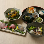 魚菜鶏 神楽戸 - ミニコースの一例です