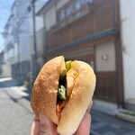 田園ベーカリー - 海老のタイ風バーガー